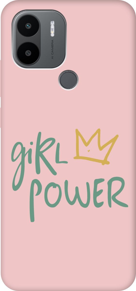 

Чехол на Xiaomi Redmi A1+ "Girl Power!" розовый, Розовый;зеленый, 158157