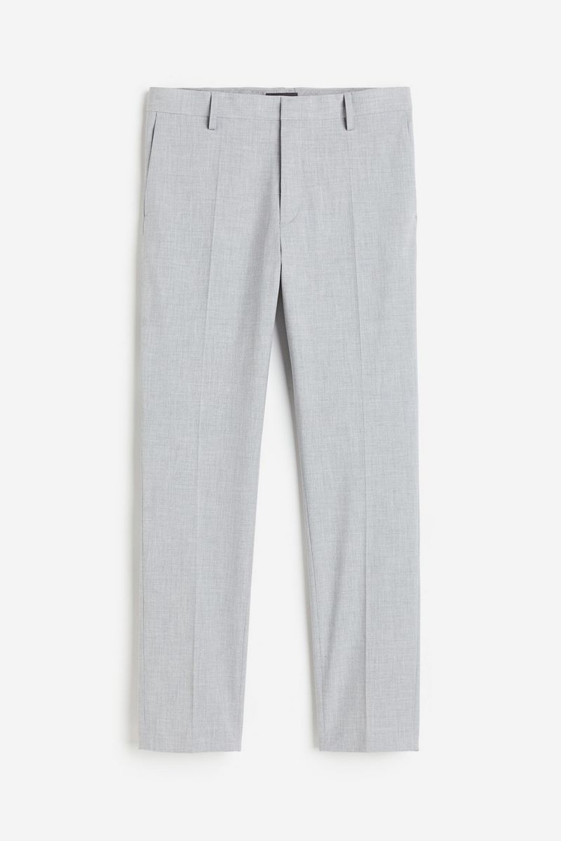 

Брюки мужские H&M 1074406 серые 32, Серый, 1074406