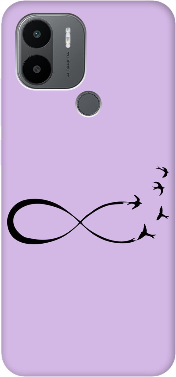 

Чехол на Xiaomi Redmi A1+ с принтом "Infinity" сиреневый, Фиолетовый;черный, 158158