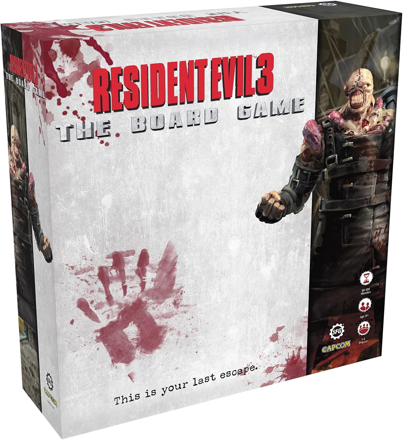 Настольная игра Steamforged Games Ltd Resident Evil 3: The Board Game на английском дополнение для игры steamforged games ltd resident evil 2 b files на английском