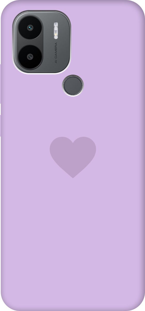 

Чехол на Xiaomi Redmi A1+ с принтом "Heart" сиреневый, Фиолетовый, 158157