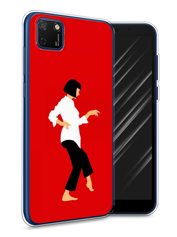 

Чехол Awog на Honor 9S "Криминальное чтиво 1", Красный;белый;черный, 6102650-7