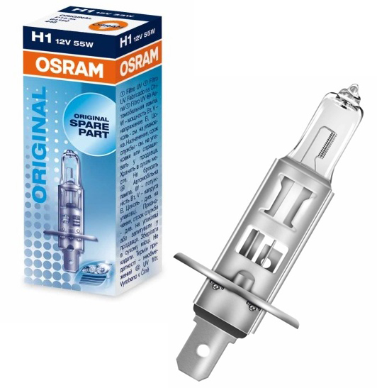 

Лампа галогенная автомобильная OSRAM Original Line H1 12В 55Вт (64150)