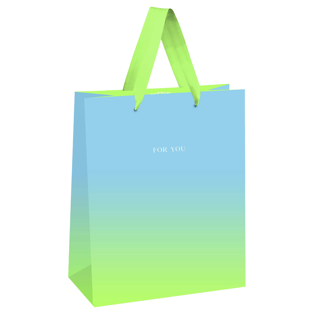 

Пакет подарочный MESHU "Duotone. Blue-Green gradient" отд.фольгой, ламин., 33х42х12см 2шт., Разноцветный
