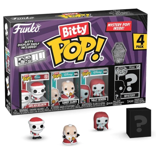 

Фигурка Funko Bitty POP!: Disney TNBC S4: Santa Jack+Sandy Claws+Sally+Mystery (1 of 4) 4P