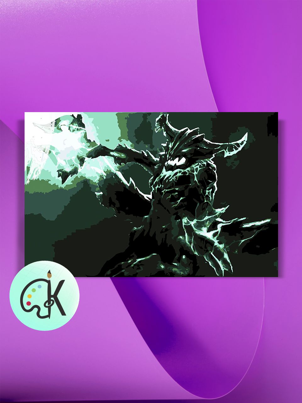 

Картина по номерам на холсте Культура Цвета Dota 2 - Outworld Devourer, 40 х 60 см, Dota 2 - Outworld Devourer