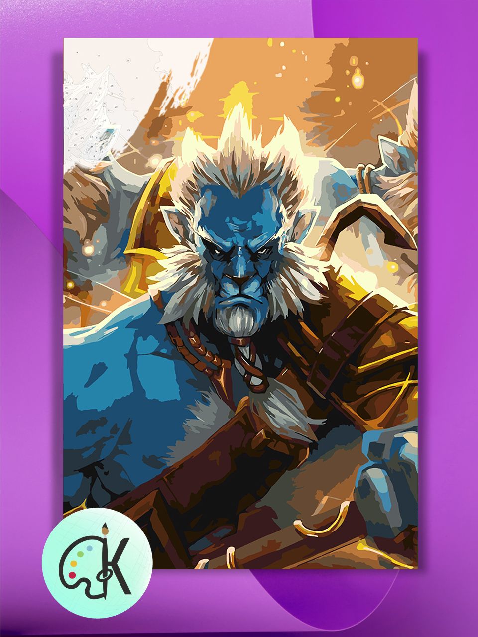 

Картина по номерам на холсте Культура Цвета Dota 2 - Phantom Lancer, 40 х 60 см, Dota 2 - Phantom Lancer