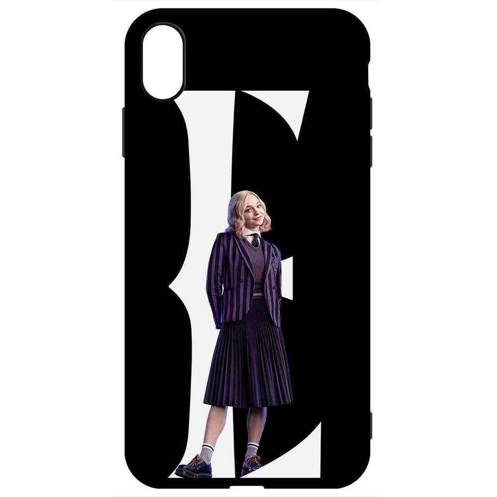 

Чехол-накладка Софт Уэнсдей Аддамс - Энид для iPhone XS Max, Черный