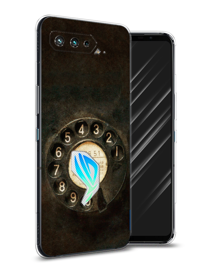 

Чехол Awog на Asus ROG Phone 5 "Старинный телефон", Коричневый;бежевый;черный, 44250-5