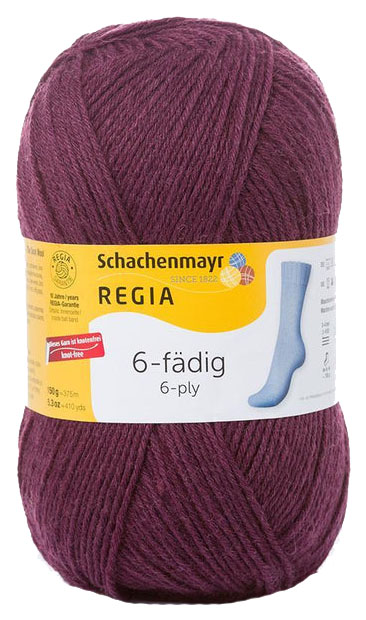 

Пряжа для вязания Regia 9801275 6-fadig (06046), Бордовый, Regia 6-fadig 150g