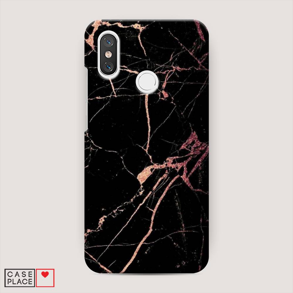 

Пластиковый чехол "Мрамор розовое золото" на Xiaomi Mi 8, 33520-2