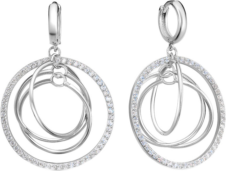 

Серьги из серебра с фианитом ADELFINA 3101028067, 3101028067