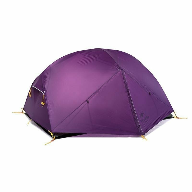 фото Палатка naturehike mongar nh17t007-m 20d двухместная сверхлегкая,фиолетовая, 6927595700594