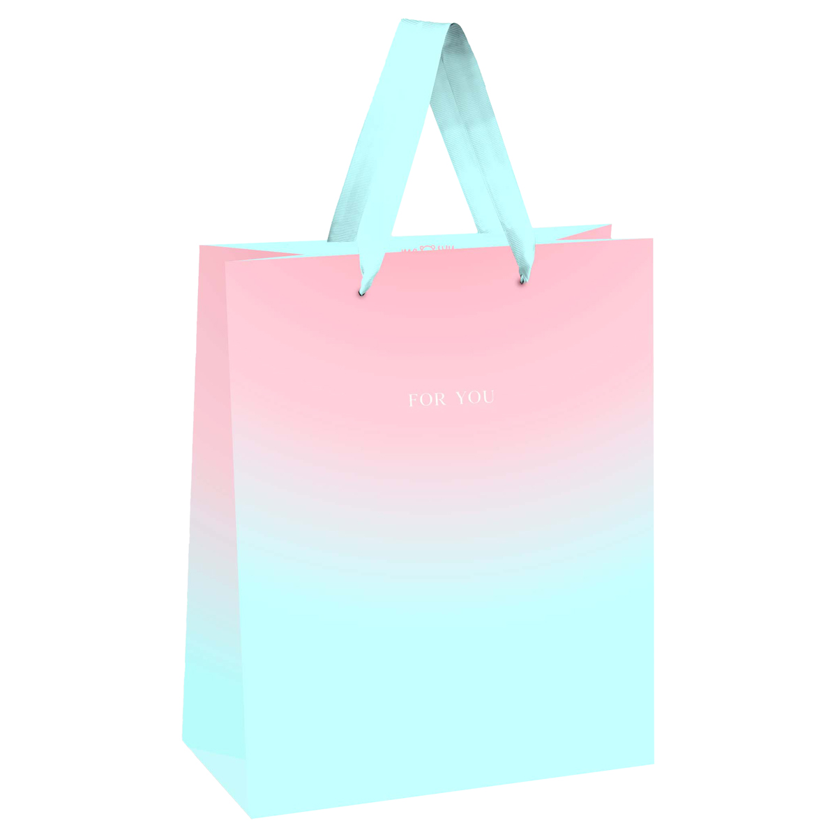

Пакет подарочный MESHU "Duotone. Mint-Pink gradient" отд.фольг. мат.ламин., 26х32х12см 2шт, Разноцветный