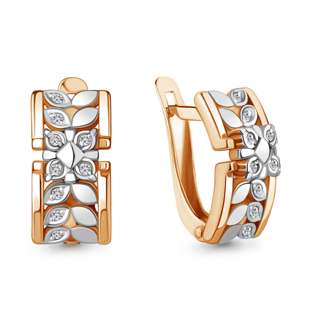 

Серьги из серебра с бриллиантом Aquamarine 040234_925_з, 040234_925_з
