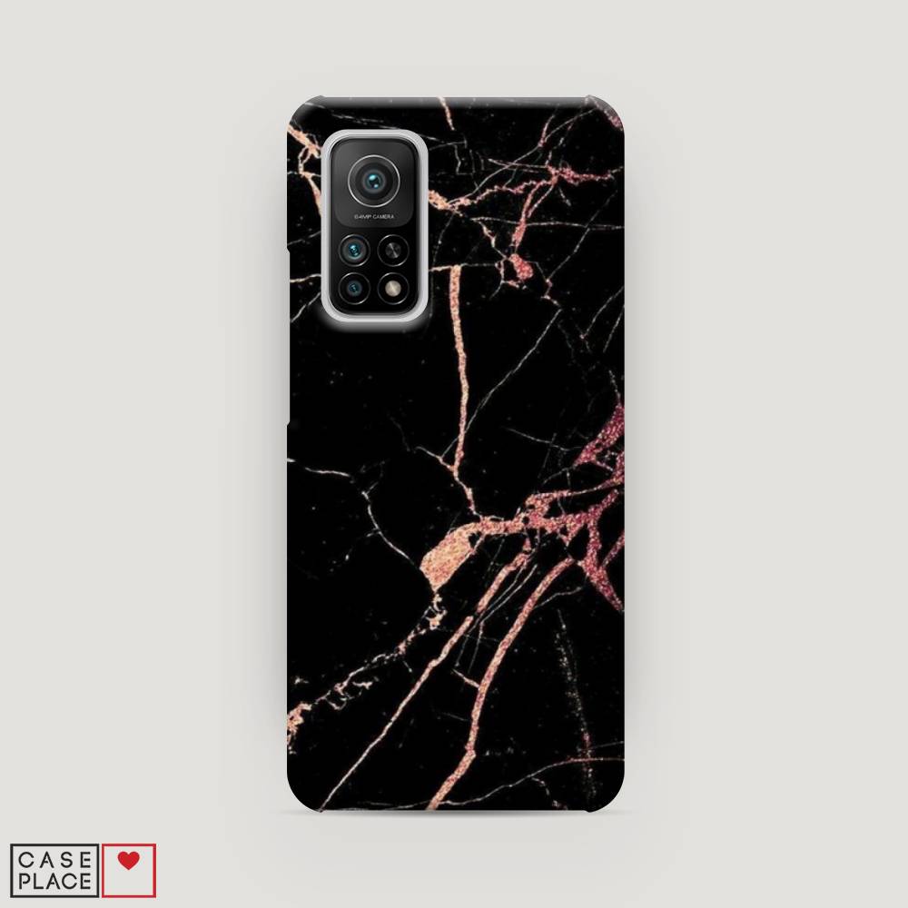 

Пластиковый чехол "Мрамор розовое золото" на Xiaomi Mi 10T Pro, 37720-2