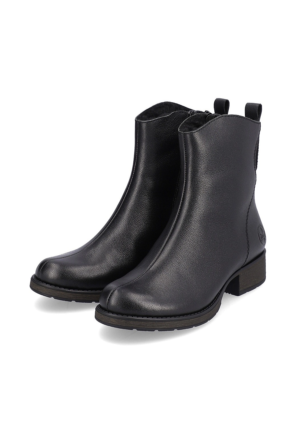 

Полусапоги женские Rieker 1350 черные 10 US, Черный, 1350