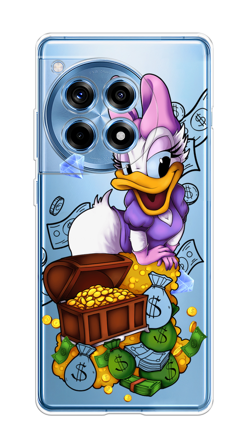 

Чехол на OnePlus 12R "Rich Daisy Duck", Коричневый;белый;фиолетовый, 154650-1