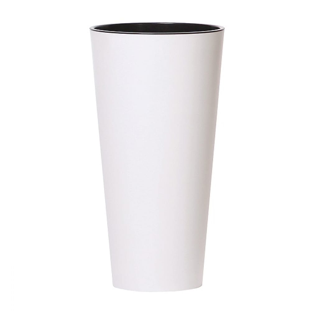 

Цветочное кашпо Prosperplast Tubus slim 16281392 27 л белый 1 шт., Tubus slim