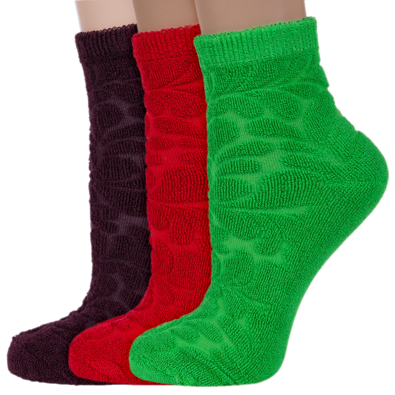 

Носки для девочек Rusocks 3-Д-33301 цв. красный; зеленый; бордовый р. 30, 3-Д-33301