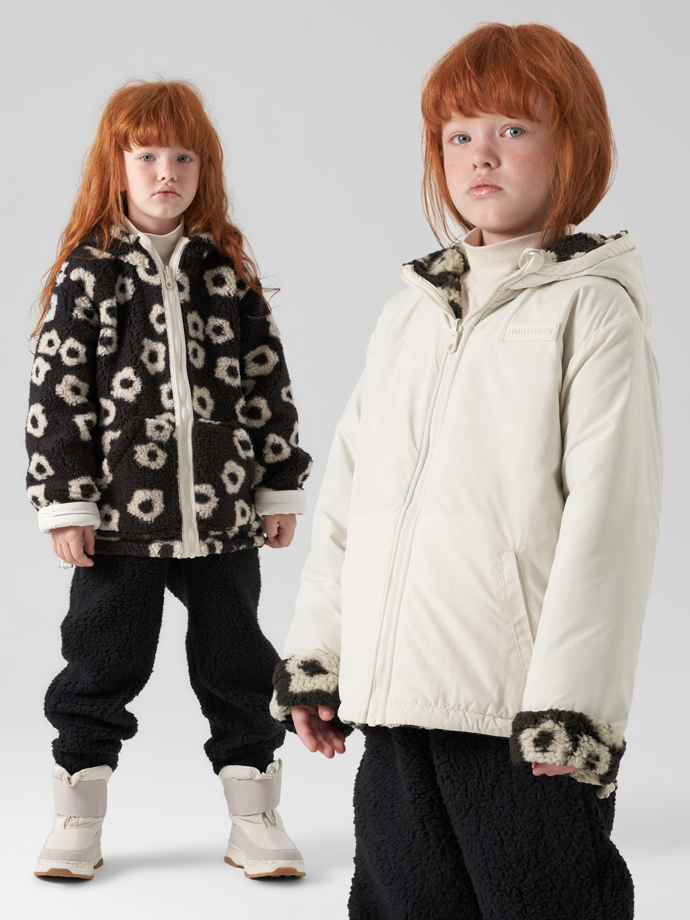 

Куртка детская Happy Baby 89092, cream, 128, Черный;белый, 89092