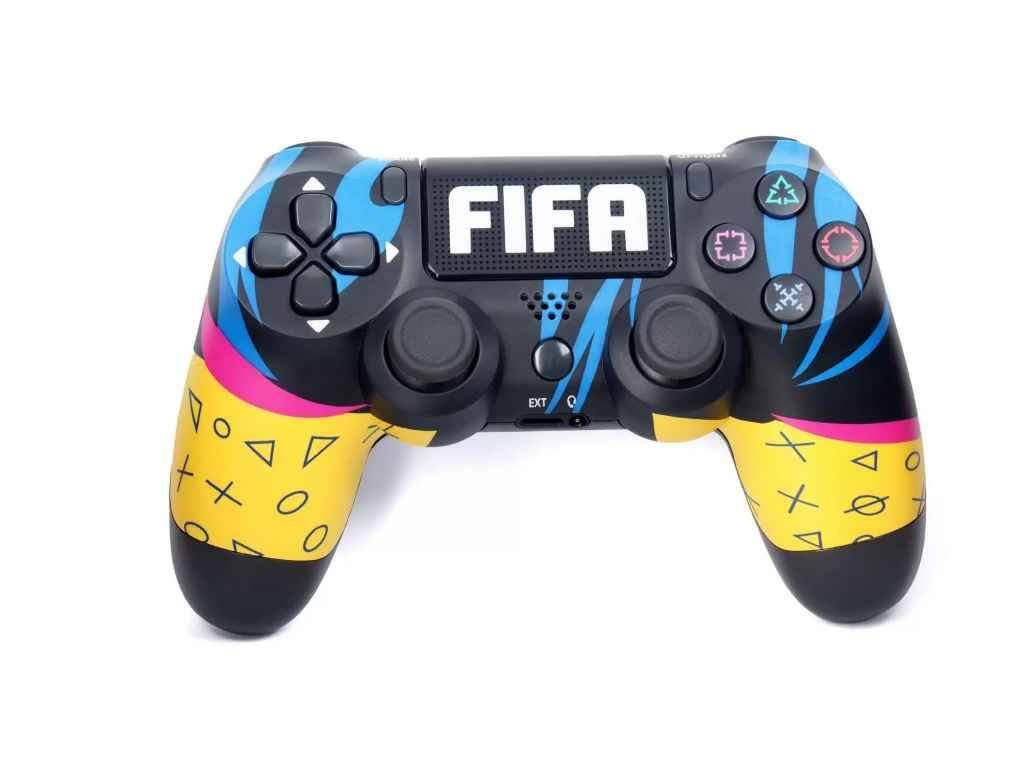 

Геймпад NoBrand DoubleShock 4 FIFA, Желтый;синий;черный, DoubleShock 4 FIFA