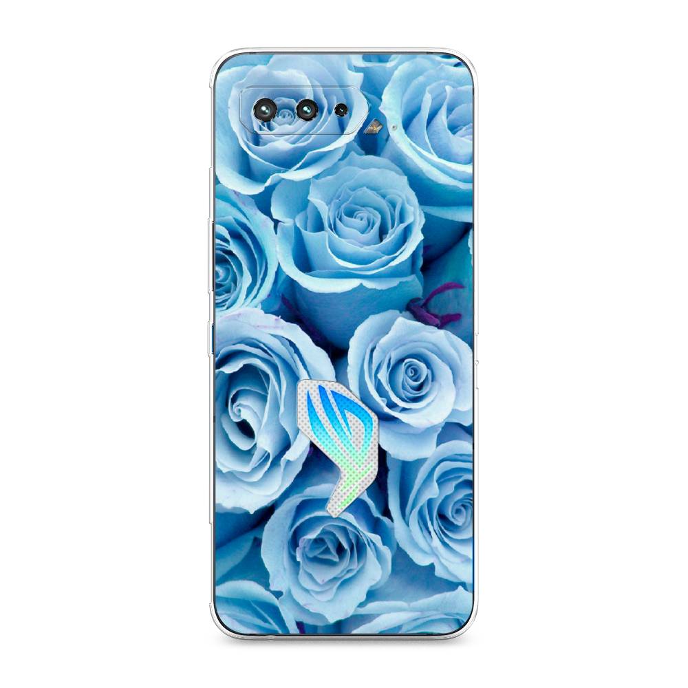 фото Чехол awog "лазурные розы" для asus rog phone 5