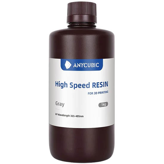 Фотополимер Anycubic High Speed Resin серый, 1 л