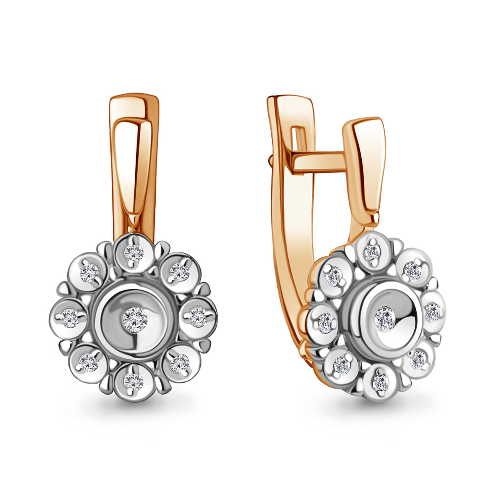 

Серьги из серебра с бриллиантом Aquamarine 040215_925_з, 040215_925_з
