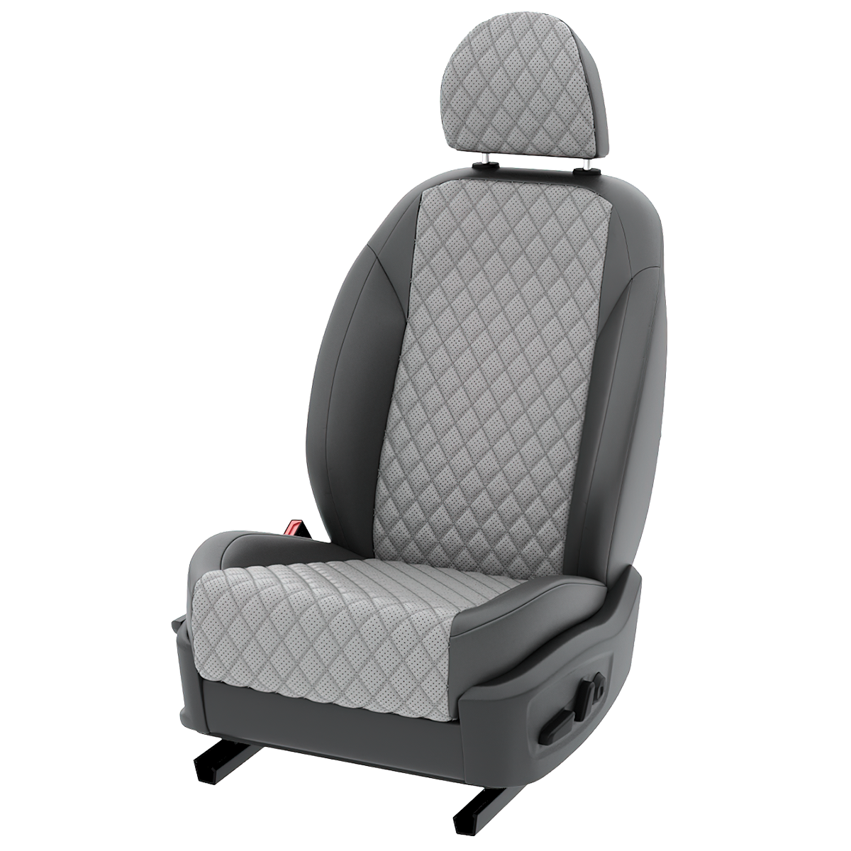 

Чехлы Автолето для Ауди А6 седан C5 серый экокожа с ромбом LA91C91, 26