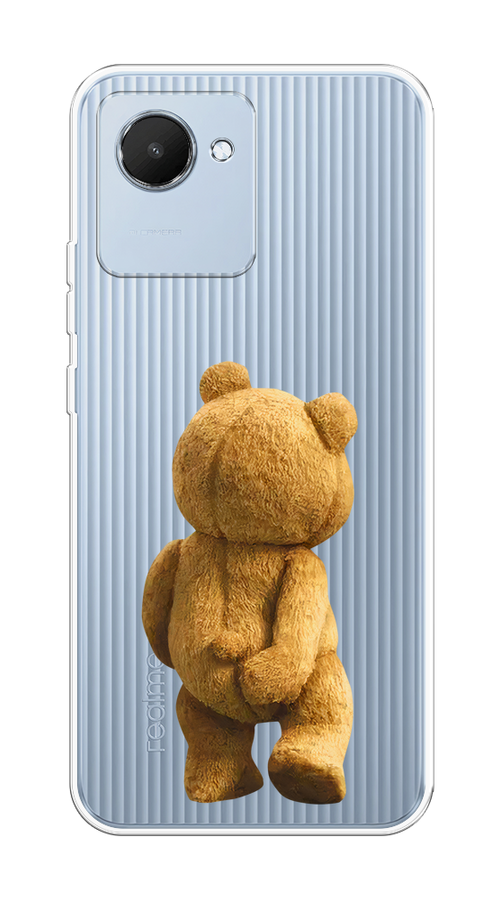 

Чехол на Realme C30 "Медвежья спина", Коричневый;прозрачный, 2510550-1