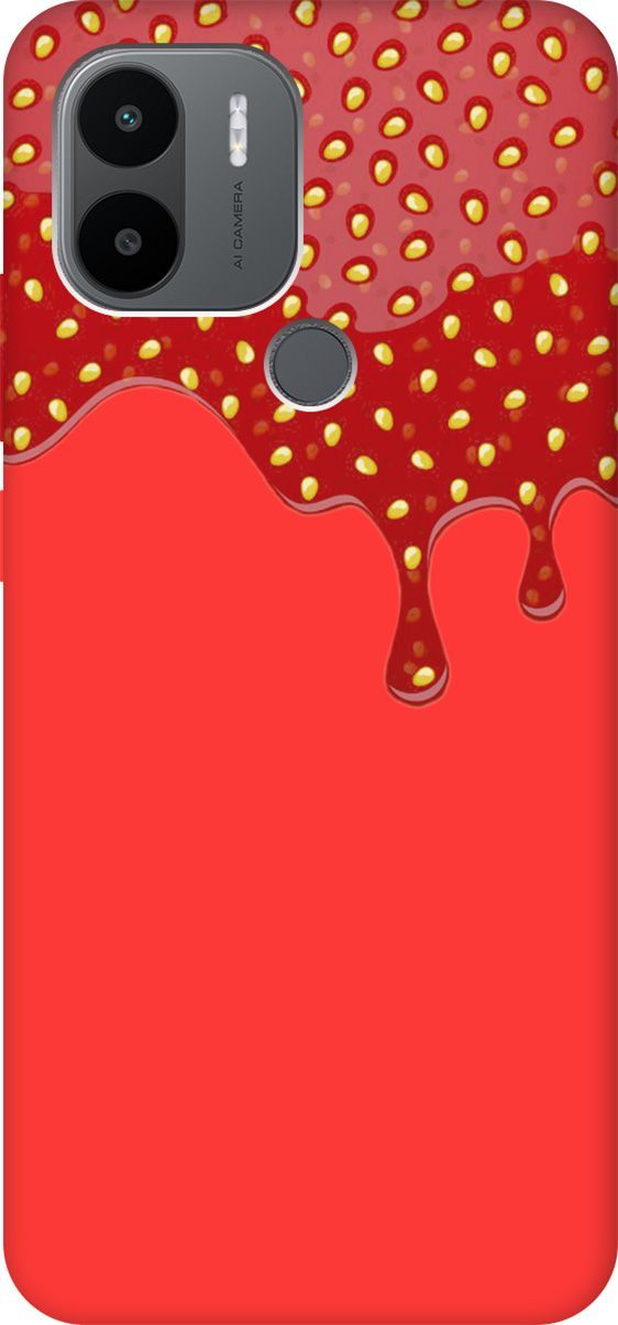 

Чехол на Xiaomi Redmi A1+ "Jam" красный, Красный;розовый, 158157