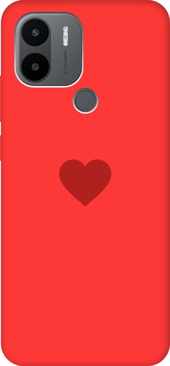 

Чехол на Xiaomi Redmi A1+ "Heart" красный, 158157