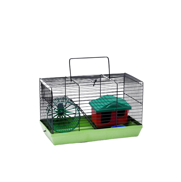 

Клетка-мини для грызунов Пижон №2, укомплектованная, 27х15х16 см, изумрудная, Зеленый