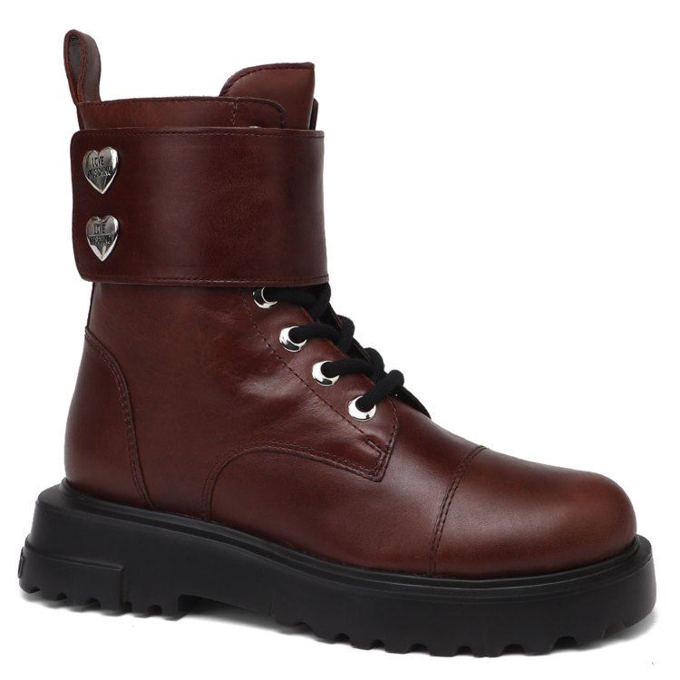 

Ботинки женские Love Moschino JA24294G коричневые 39 EU, Коричневый, JA24294G