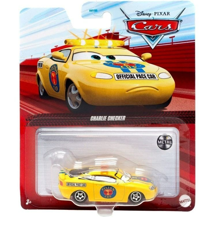 

Машинка Cars 3 CHARLIE CHECKERS HFB38, Желтый, HFB38