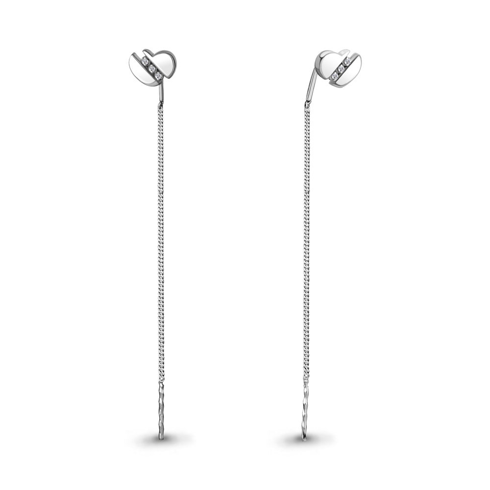 

Серьги из серебра с бриллиантом Aquamarine 040191_925_р, 040191_925_р
