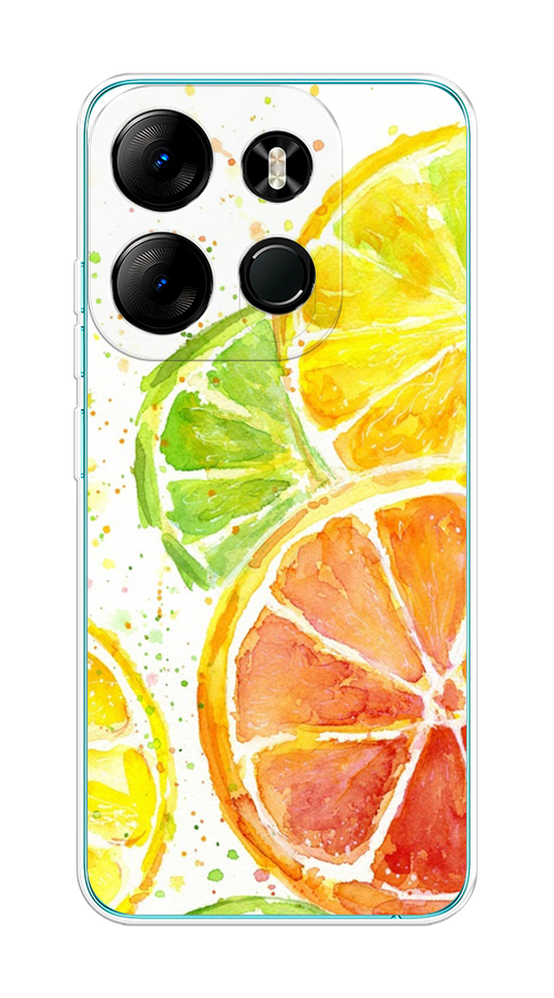 

Чехол на Tecno Spark Go 2023/Pop 7 Pro/Infinix Smart 7 "Цитрусовые", Белый;желтый;красный;зеленый, 303450-1