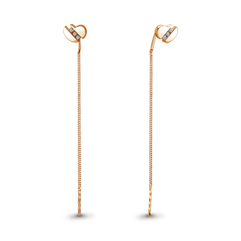

Серьги из серебра с бриллиантом Aquamarine 040191_925_з, 040191_925_з
