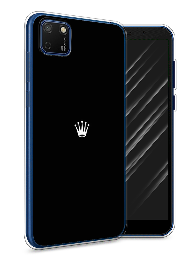 

Чехол Awog на Honor 9S "Белая корона на черном фоне", Черный, 6102650-7