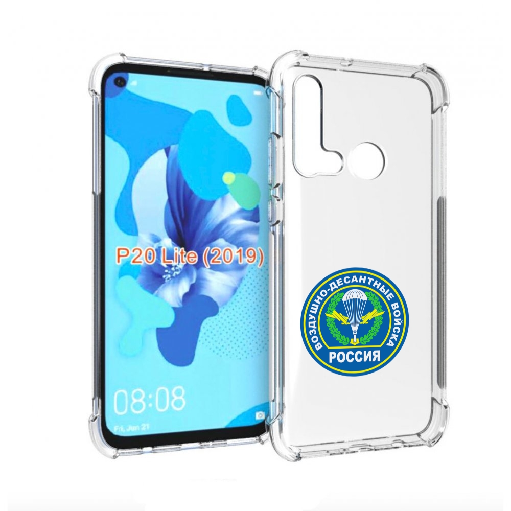

Чехол бампер MyPads вдв для Huawei P20 Lite (2019)., Прозрачный, Tocco