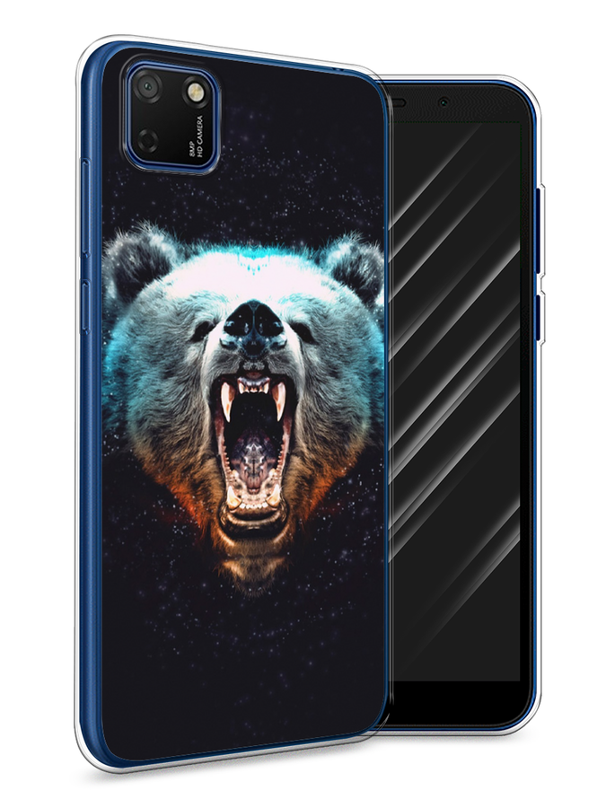 

Чехол Awog на Honor 9S "Медведь", Коричневый;голубой;черный, 6102650-2