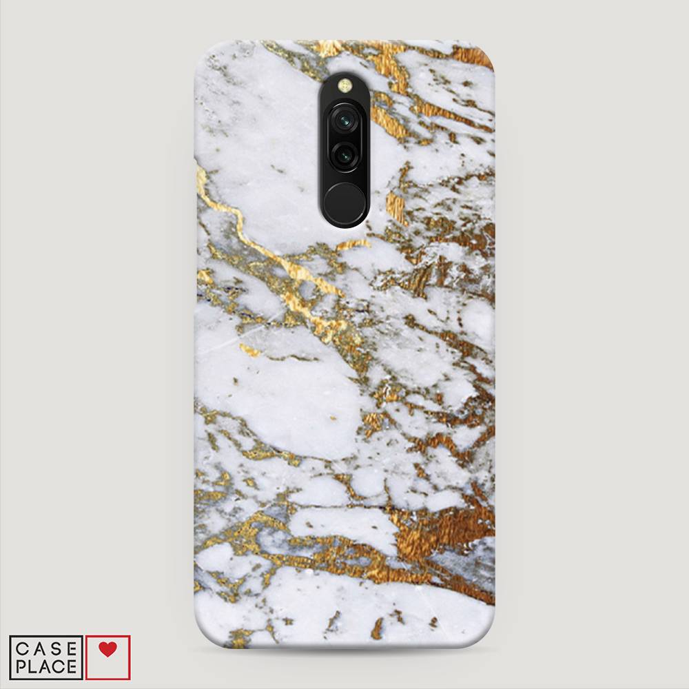 

Пластиковый чехол "Белый мрамор" на Xiaomi Redmi 8, 37120-2