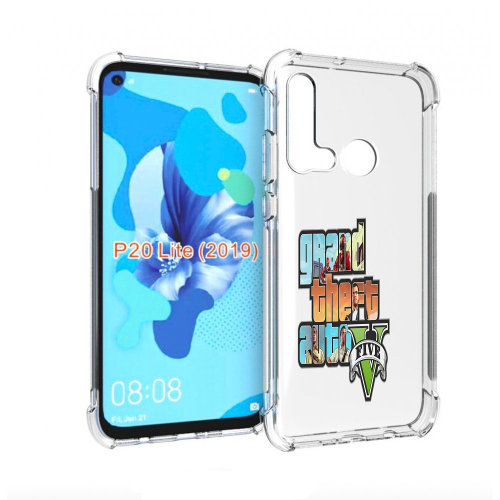 

Чехол бампер MyPads игра гта для Huawei P20 Lite (2019)., Прозрачный, Tocco