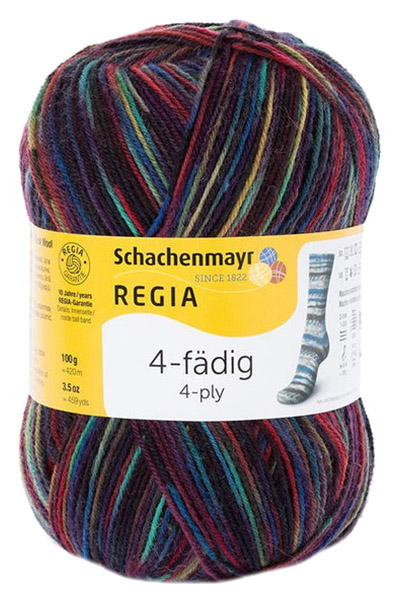 

Пряжа для вязания Regia 9801269 4-fadig (04463), Коричневый, Regia 4-fadig Color 100g