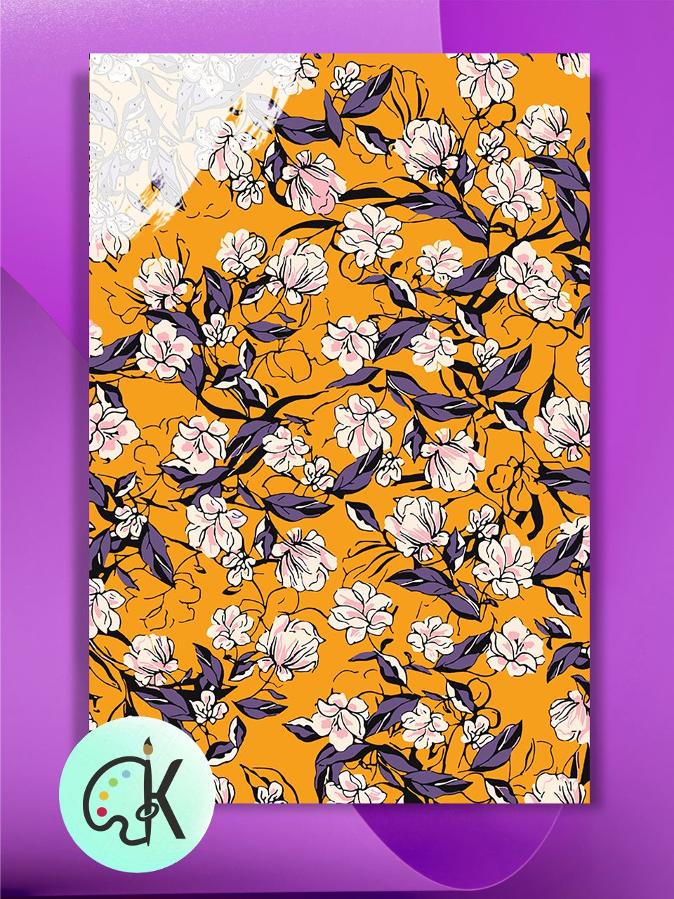 

Картина по номерам на холсте Культура Цвета Цветочный фон, 40 х 60 см, Цветочный фон