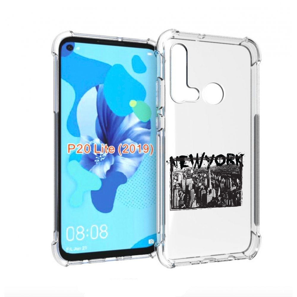 

Чехол бампер MyPads че для Huawei P20 Lite (2019)., Прозрачный, Tocco