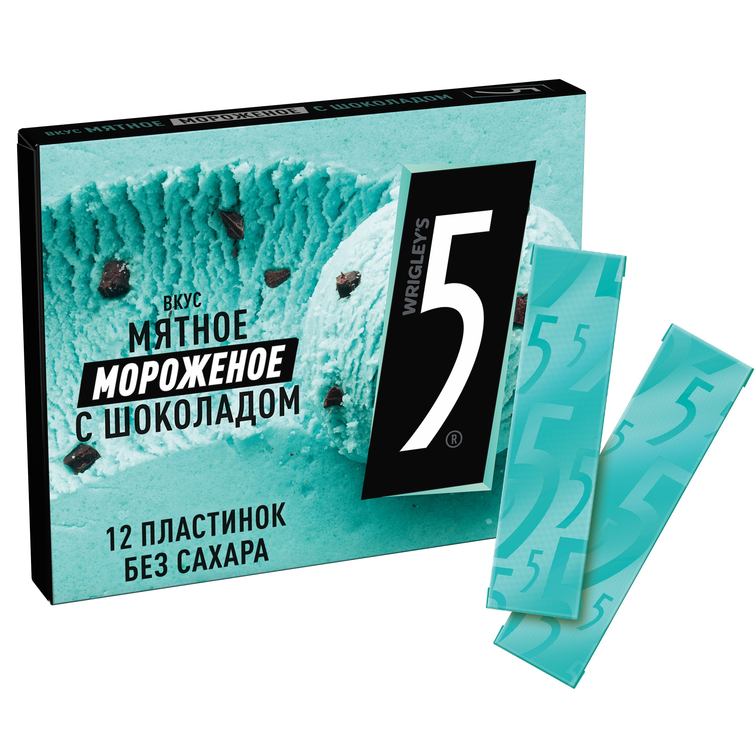 

Жевательная резинка Five Мороженое с шоколадом 12 шт