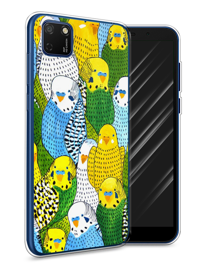 

Чехол Awog на Honor 9S "Попугаи", Желтый;зеленый;голубой, 6102650-1