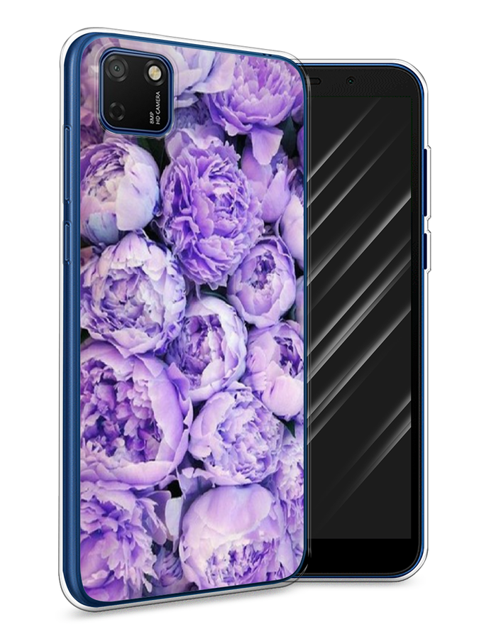 

Чехол Awog на Honor 9S "Пионы сиреневые", Фиолетовый;голубой, 6102650-8